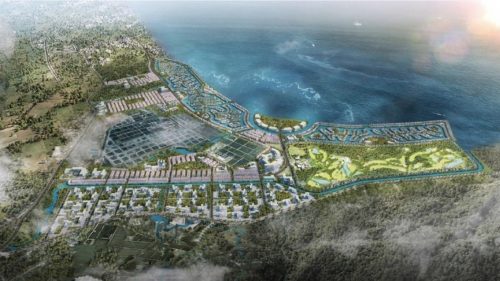 Phối cảnh khu đô thị ven vịnh Cam Ranh.