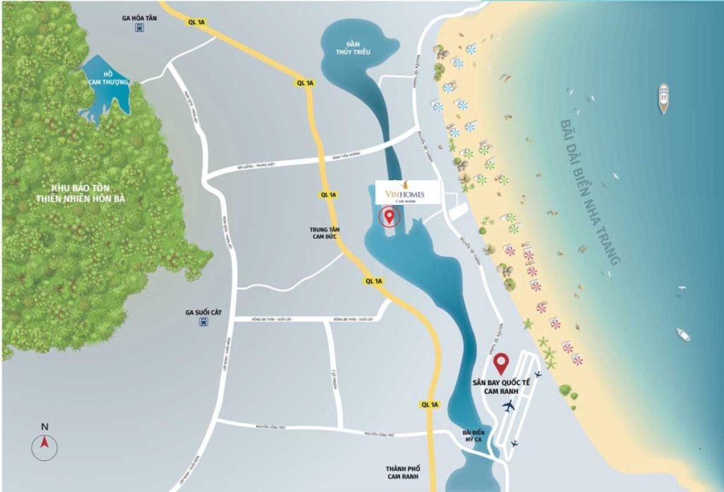 Vị trí Vinhomes Cam Ranh